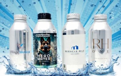 Branded Aluminum Bottled Water