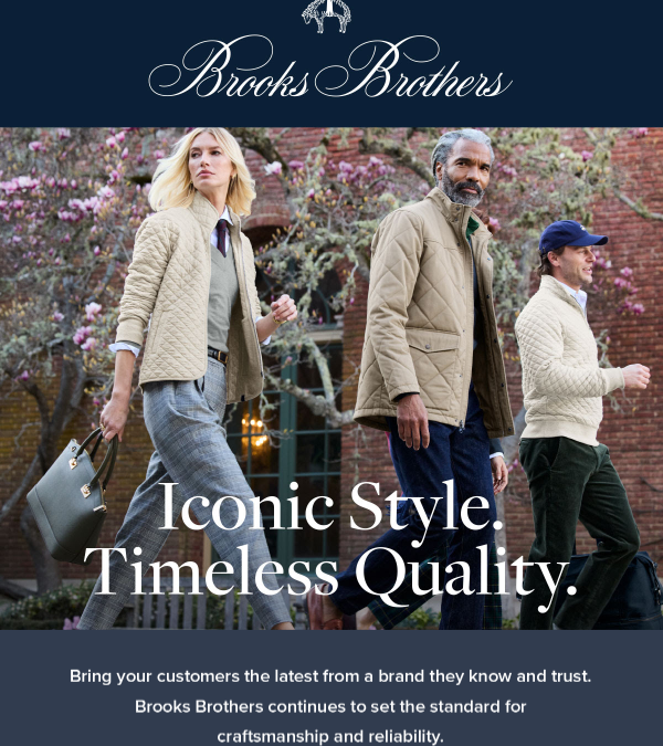 Brooks Brothers- The perfect gift for the season! & Only 5 Weeks Left to get your BRANDED orders in! Don’t Miss Our Holiday Cut-Off!
