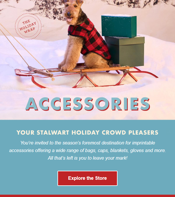 Branded Accessories- The perfect gift for the season! & Only 3 Weeks Left to get your BRANDED orders in! Don’t Miss Our Holiday Cut-Off!