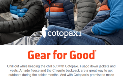 Bundle Up for Good: Shop Cotopaxi Gear!