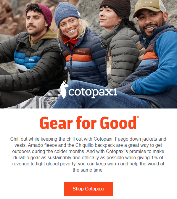 Bundle Up for Good: Shop Cotopaxi Gear!