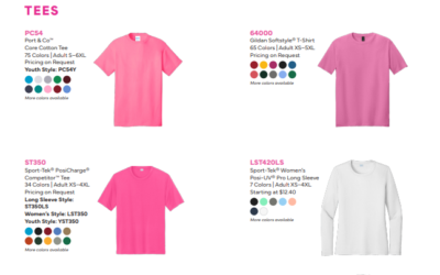 Stand Together: Custom Pink Gear for Awareness